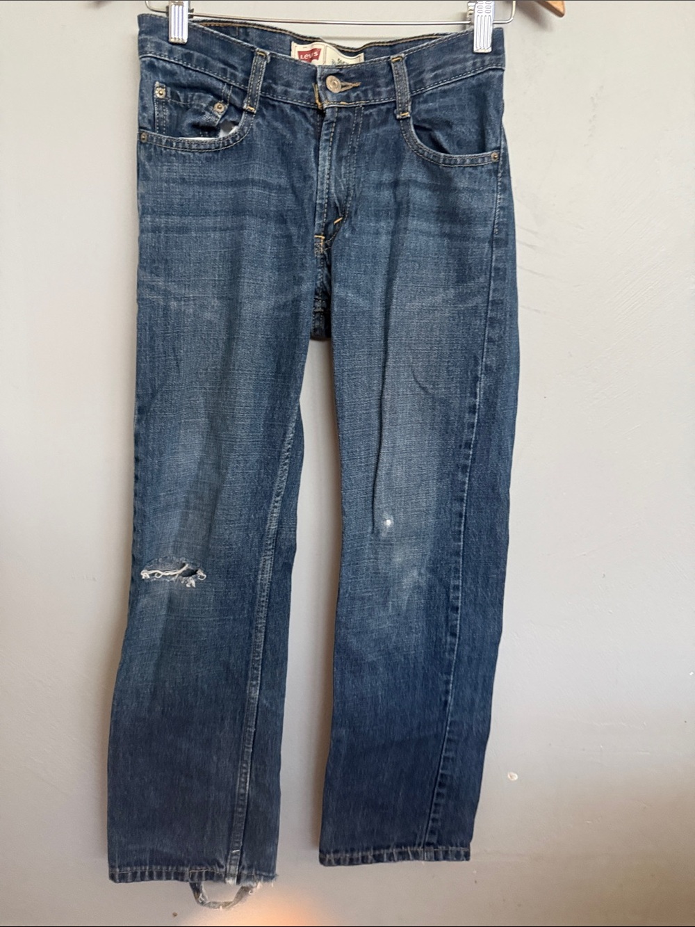 Levi’s 505 Straight Leg Jeans. Youth 12 Regular